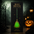 Animated Halloween Witch Broom